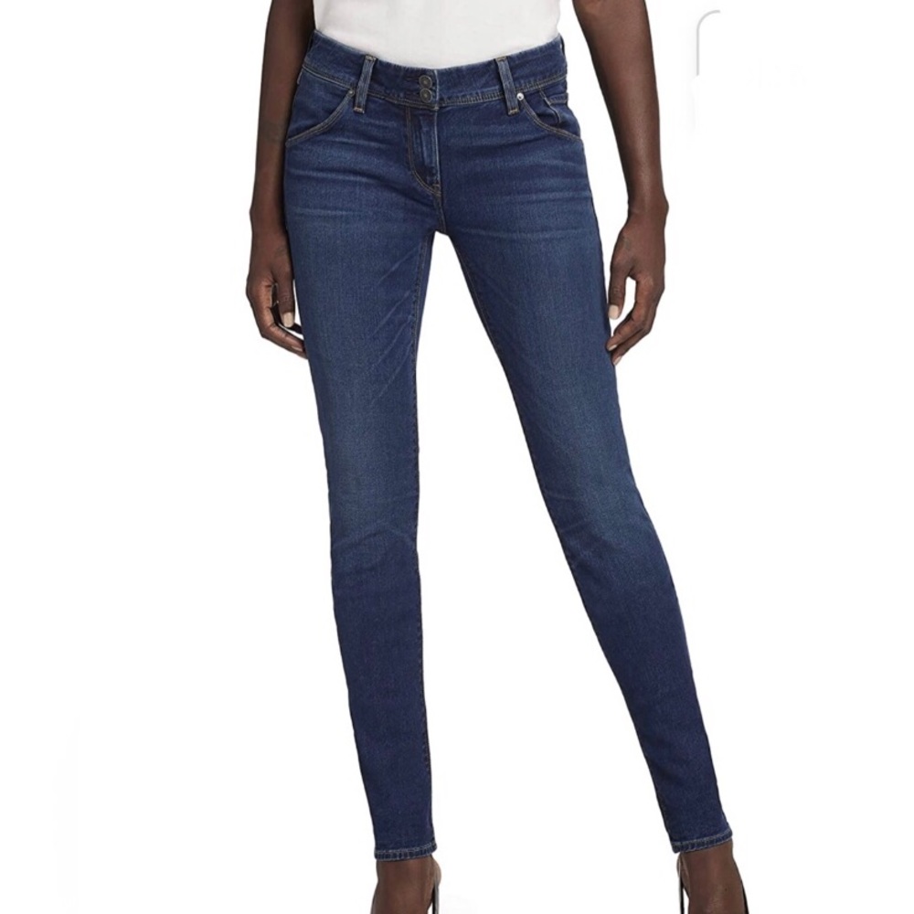 NWT HUDSON BLUE COLLIN FLAP POCKET ANKLE JEANS SIZE 30